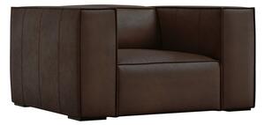 Ciemnobrązowy skórzany fotel Madame – Windsor & Co Sofas