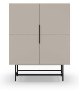 Kremowa szafka 100x128 cm Eldia – Marckeric