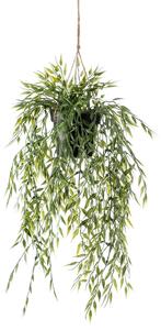 Emerald Sztuczny krzew bambusowy zwisający w doniczce, 50 cm