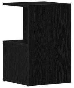 Szafka nocna czarny dÄ b 35 x 35 x 55 cm materiaÅ drewnopochodny