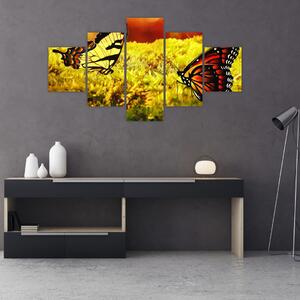 Obraz motyli (125x70 cm)