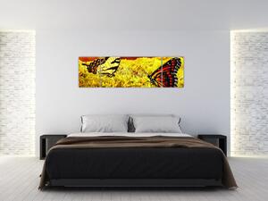 Obraz motyli (170x50 cm)
