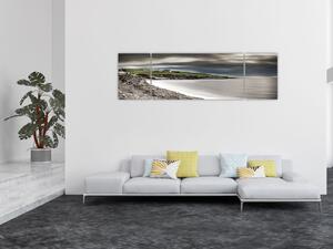 Obraz jeziora o zmierzchu (170x50 cm)