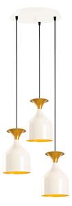 Asir Lampa wisząca na lince SIVANI 3xE27/40W/230V biała/miedziana AS2714