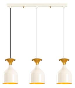 Asir Lampa wisząca na lince SIVANI 3xE27/40W/230V biała/miedziana AS2713