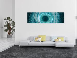 Obraz morza z łódką (170x50 cm)