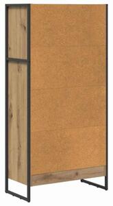 Szafka na książki dąb rzemieślniczy 60 x 30 x 121 cm