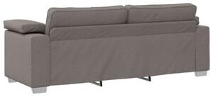 Sofa ciemnoszary 219 x 77 x 82 cm tkanina