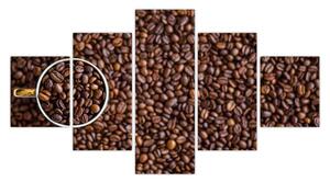 Obraz - ziarna kawy (125x70 cm)
