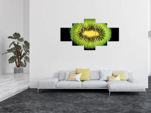 Obraz - szczegół kiwi w wodzie (125x70 cm)