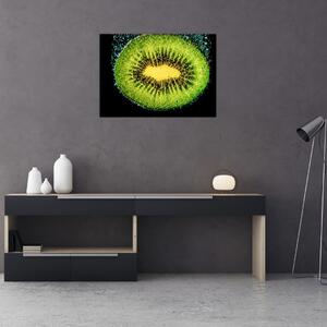 Obraz - szczegół kiwi w wodzie (70x50 cm)
