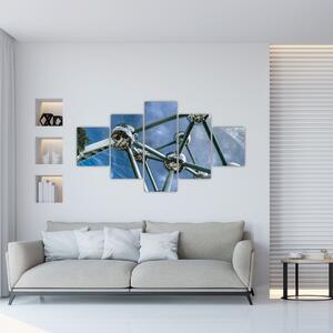 Obraz - Atomium w Brukseli (125x70 cm)
