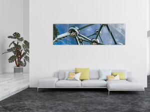Obraz - Atomium w Brukseli (170x50 cm)