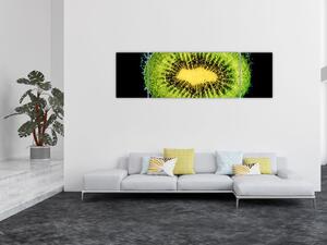 Obraz - szczegół kiwi w wodzie (170x50 cm)