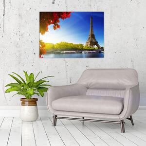 Obraz - jesień w Paryżu (70x50 cm)