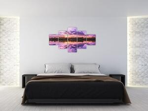 Obraz fioletowego nieba (125x70 cm)
