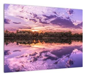 Obraz fioletowego nieba (70x50 cm)