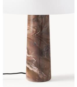 Lampa stołowa z marmurową podstawą Carla