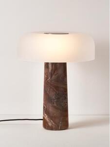 Lampa stołowa z marmurową podstawą Carla