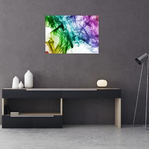 Obraz - kolorowy dym (70x50 cm)