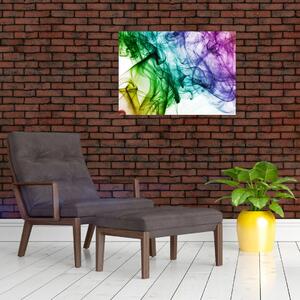 Obraz - kolorowy dym (70x50 cm)