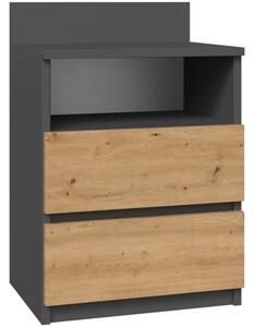 Szafka nocna TOP E SHOP Malwa M1 40 x 32 x 59 cm BrÄ zowo-szary