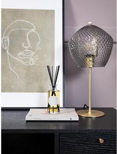 Lampa stołowa ze szklanym kloszem Orbiform
