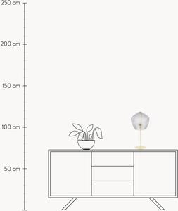 Lampa stołowa ze szklanym kloszem Orbiform