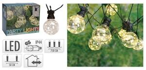 ProGarden Sznur lampek imprezowych do ogrodu, 50 diod LED