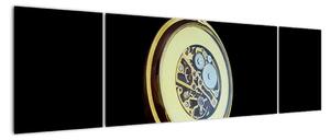 Obraz złotego zegarka kieszonkowego (170x50 cm)