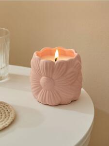 Sinsay - Świeca zapachowa Cedarwood & Cypress - różowy