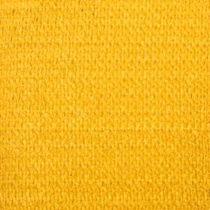 Żagiel przeciwsłoneczny, 160 g/m², żółty, 3,5x5 m, hdpe