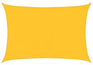 Żagiel przeciwsłoneczny, 160 g/m², żółty, 3,5x5 m, hdpe