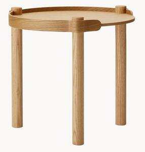 Okrągły stolik pomocniczy z drewna dębowego Woody