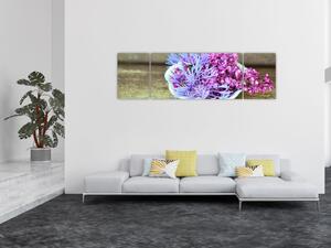 Obraz - fioletowa roślina (170x50 cm)
