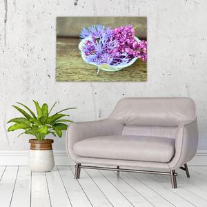 Obraz - fioletowa roślina (70x50 cm)
