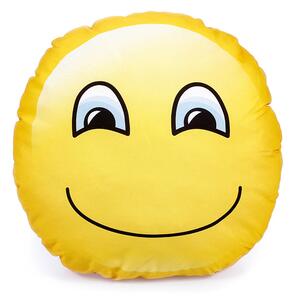 Goldea poduszka dziecięca - wzór uśmiechnięty emotikon 32 x 32 cm