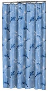 Sealskin Zasłona prysznicowa Delfino, 180x200 cm, niebieska