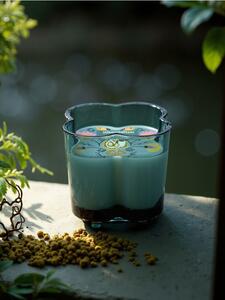 Sinsay - Świeca zapachowa Cashmere Vanilla - zielony