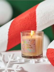 Sinsay - Świeca zapachowa Merry Christmas - beżowy