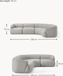 Narożna sofa modułowa Sofia (4-osobowa)