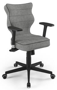 Entelo Good Chair Krzesło biurowe Nero AT03, szaro-czarne