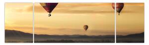 Obraz - latające balony (170x50 cm)