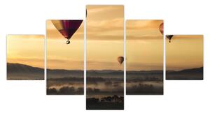 Obraz - latające balony (125x70 cm)