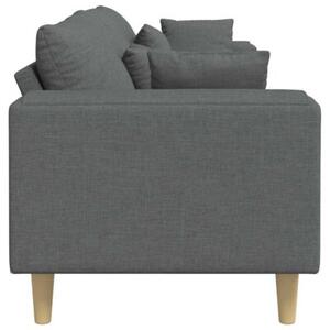 Sofa 4-osobowa z oddychajÄ cÄ tkaninÄ w kolorze ciemnoszarym