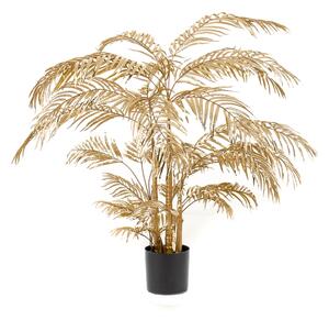 Emerald Sztuczna palma areka, 145 cm, złota