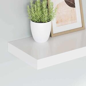 Półki ścienne, 2 szt., białe, 40x23x3,8 cm, mdf