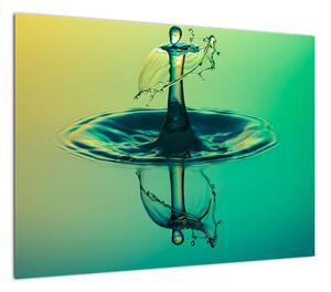 Obraz kropli wody (70x50 cm)