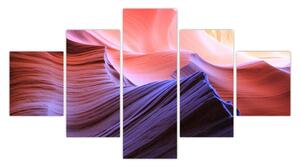 Obraz - kolorowy piasek (125x70 cm)