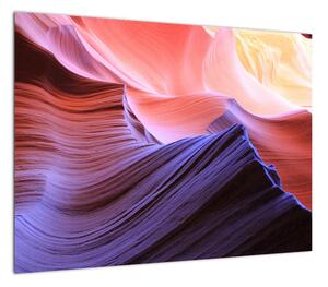 Obraz - kolorowy piasek (70x50 cm)